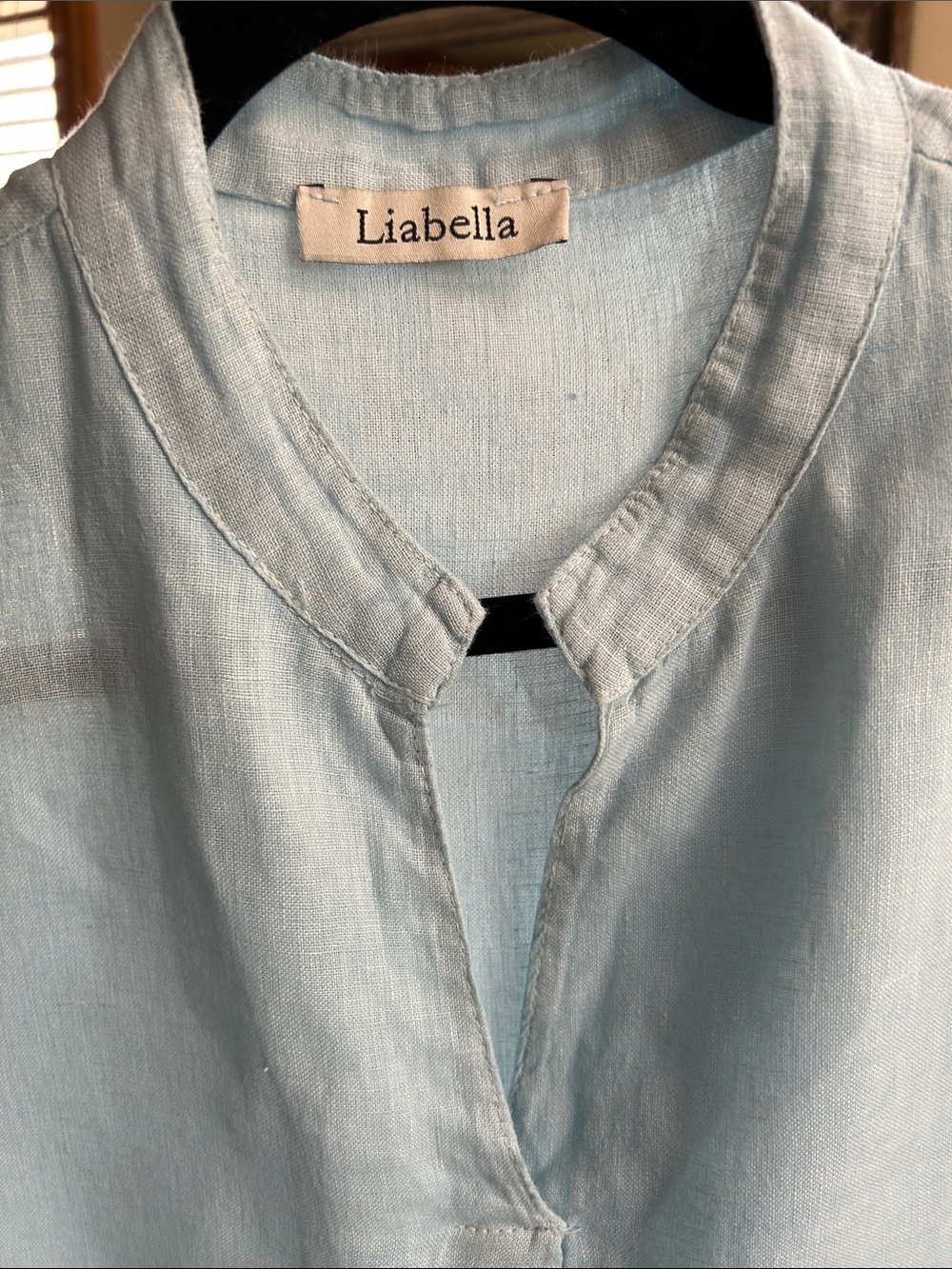 Liabella Linen Dress Lagenlook
Asymmetrical Pockets Womens One Size - Picture 11 of 11